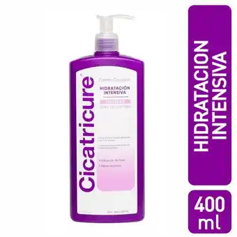 Supermercados Comodin Crema corporal cicatricure hidratación intensiva firmeza 400ml oferta