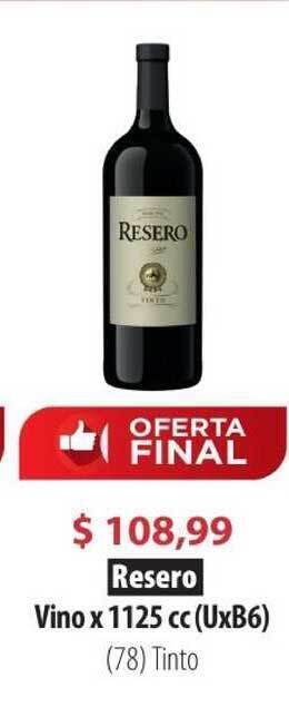 Parodi Resero Vino X 1125 cc (UxB6) oferta
