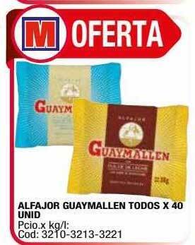 Maxiconsumo Alfajor guaymallen todos oferta