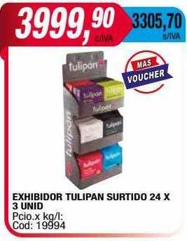 Maxiconsumo Exhibidor tulipan surtido oferta
