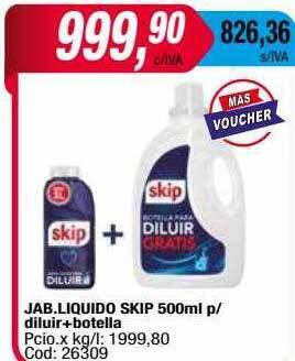 Maxiconsumo Jab. liquido skip oferta