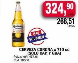 Maxiconsumo Cerveza corona oferta