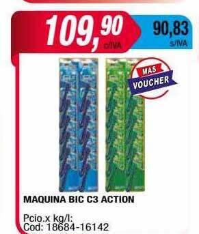 Maxiconsumo Maquina bic c3 action oferta