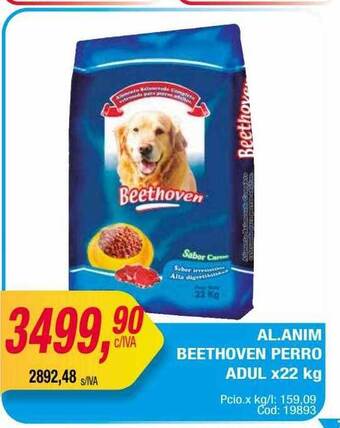 Maxiconsumo Al. anim beethoven perro adul oferta