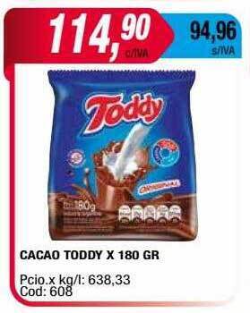 Maxiconsumo Cacao toddy oferta