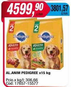 Maxiconsumo Al. anim pedigree oferta