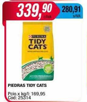 Maxiconsumo Piedras tidy cats oferta