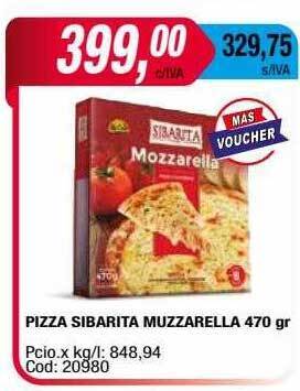 Maxiconsumo Pizza sibarita muzzarella oferta