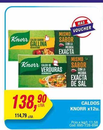 Maxiconsumo Caldos knorr oferta