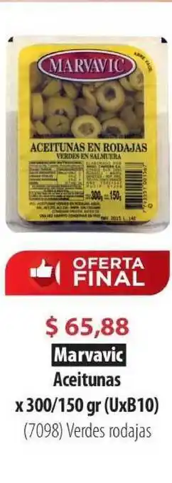 Parodi Marvavic Aceitunas x 300/150 gr (UxB10) oferta