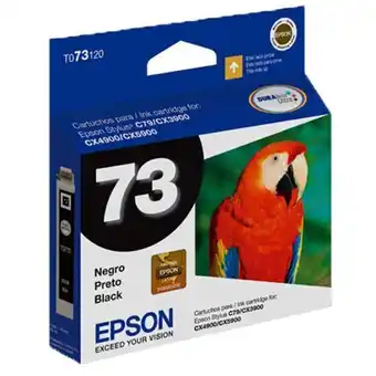 Garbarino Cartucho de tinta epson t073120-al (73) negro oferta