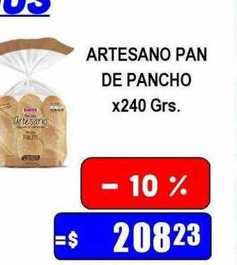 Dulcenter Artesano pan de pancho oferta