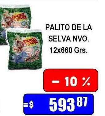 Dulcenter Palito de la selva nvo oferta