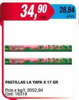 Maxiconsumo Pastillas la yapa oferta