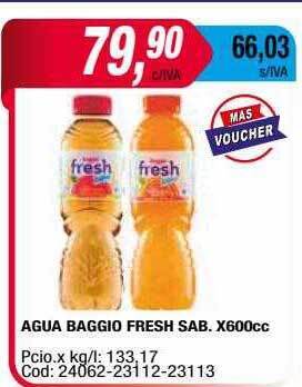 Maxiconsumo Agua baggio fresh sab oferta