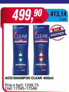 Maxiconsumo Aco shampoo clear oferta