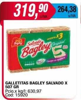 Maxiconsumo Galletitas bagley salvado oferta