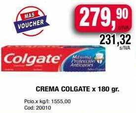 Maxiconsumo Crema colgate oferta