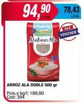 Maxiconsumo Arroz ala doble oferta