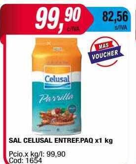 Maxiconsumo Sal celusal entref. paq oferta