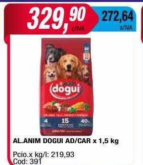 Maxiconsumo Al. anim dogui ad car oferta