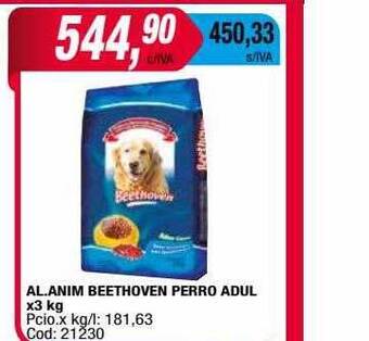 Maxiconsumo Al. anim beethoven perro adul oferta