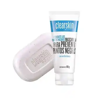 Avon Set x2 puntos negros - mascarilla + jabon exfoliante oferta