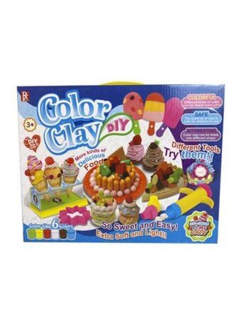 El Mundo del Juguete Juego de masas color clay fiesta con tortas oferta