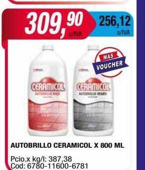 Maxiconsumo Autobrillo ceramicol oferta