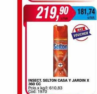 Maxiconsumo Insect. selton casa y jardin oferta