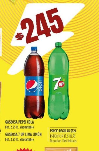 Supermercados Vea Gaseosa Pepsi Cola oferta