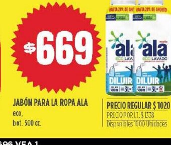 Supermercados Vea Jabón Para La ropa Ala oferta