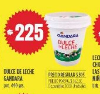 Supermercados Vea Dulce de Leche Gandara oferta