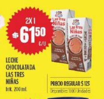 Supermercados Vea Leche Chocolatada Las Tres Niñas oferta