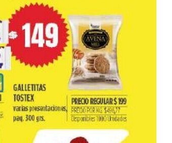 Supermercados Vea Galletitas tostex oferta