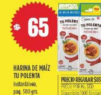 Supermercados Vea Harina de Maíz Tu Polenta oferta
