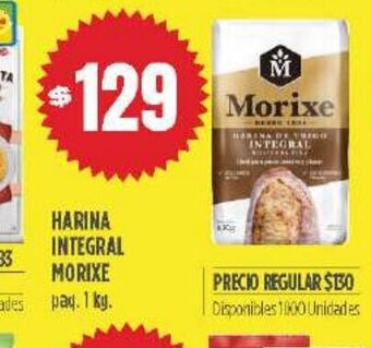 Supermercados Vea Harina Integral Morixe oferta