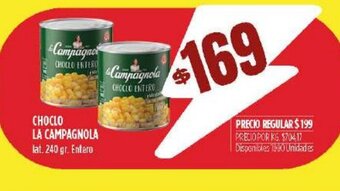 Supermercados Vea Choclo La Campagnola oferta