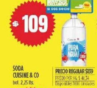 Supermercados Vea Soda Cuisine & Co oferta