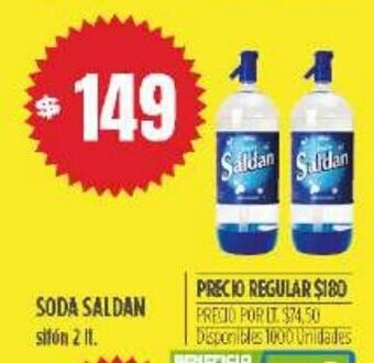 Supermercados Vea Soda Saldan oferta