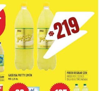 Supermercados Vea Gaseosa Pritty Limón oferta