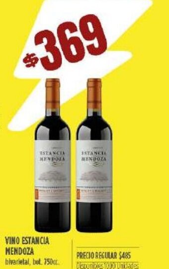 Supermercados Vea Vino Estancia Mendoza oferta