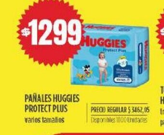 Supermercados Vea Pañales Huggies Protect Plus oferta