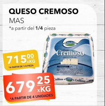 El Milagro Mayorista Queso Cremoso oferta