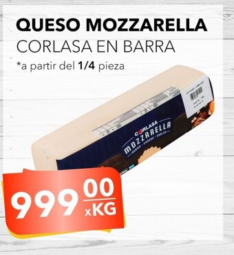 El Milagro Mayorista Queso Mozzarella oferta