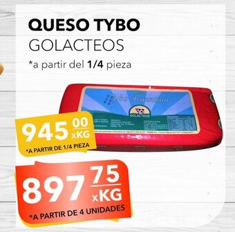 El Milagro Mayorista Queso Tybo oferta