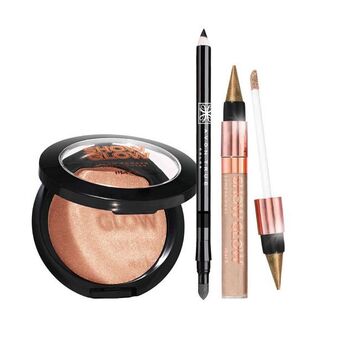 Avon Set x3 showglow iluminador + sombra +delineador oferta