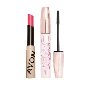 Avon Set x2 mascara legendary + balsamo labial oferta