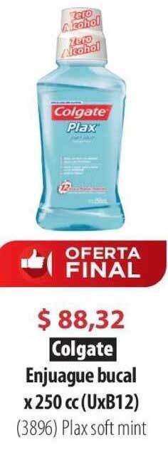 Parodi Colgate Enjuague bucal x 250 cc (UxB12) oferta