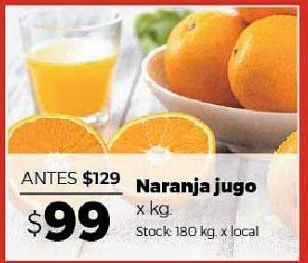 Disco Naranjas para jugo kg oferta